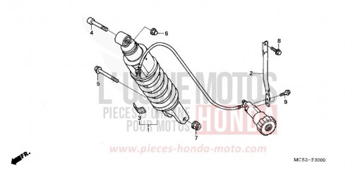 COUSSIN ARRIERE ST1300A4 de 2004